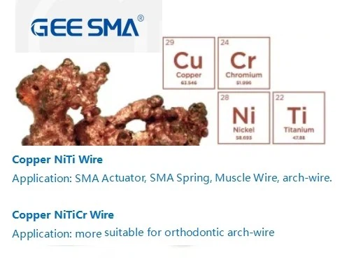 cu niti wire